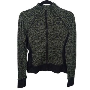 Threads 4 Thought Jacket Womens S Green Full Zip Long Sleeve Active Gym Running